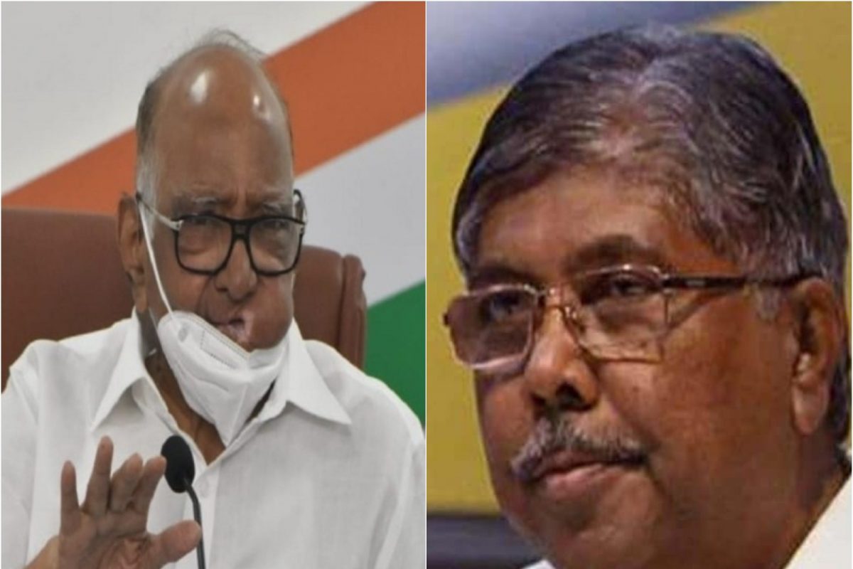 शरद पवारांच्या राष्ट्रपतिपदाच्या उमेदवारीवर चर्चा; चंद्रकांत पाटील यांचा शिवसेना, काँग्रेसला खोचक टोला