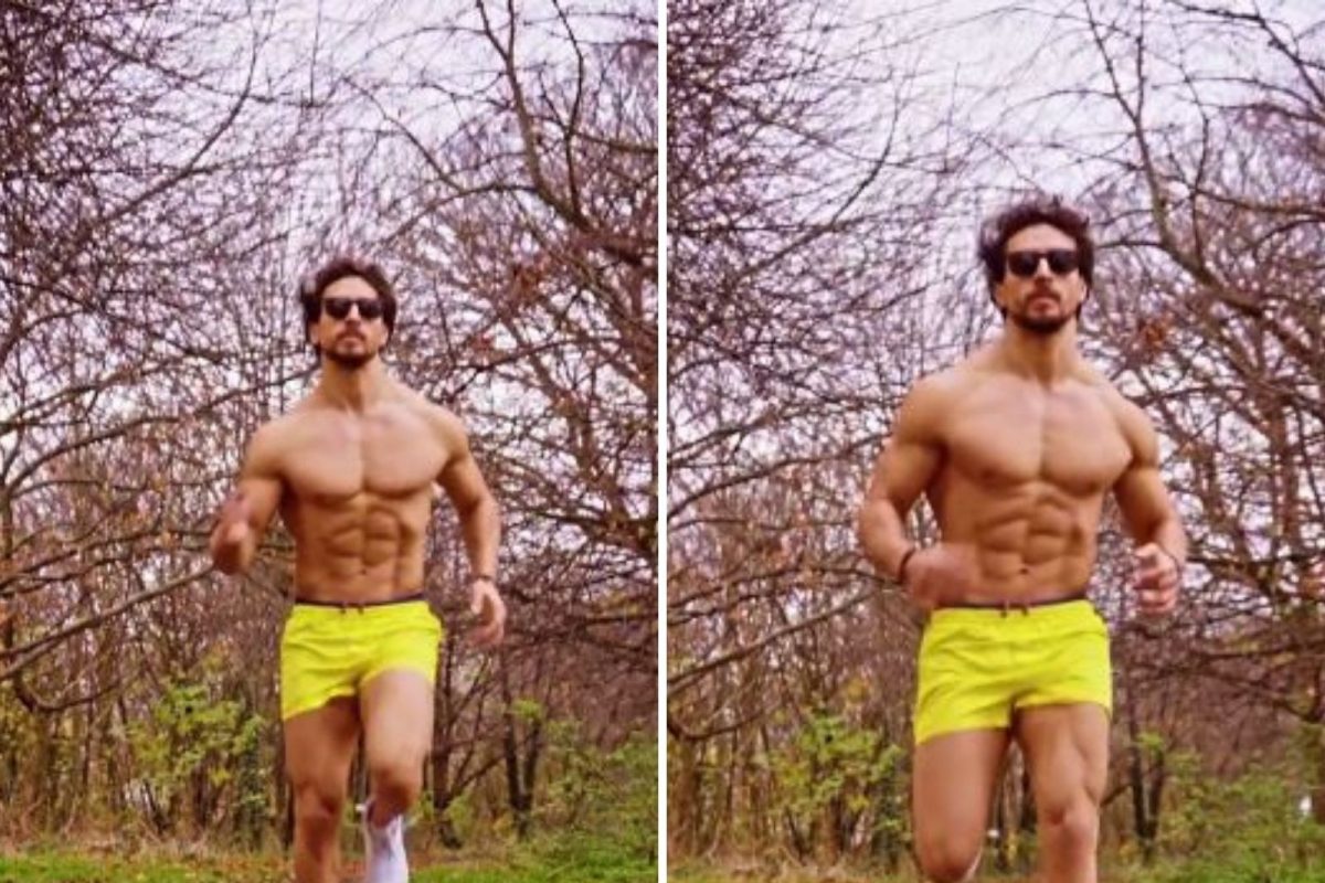 OMG! मायनस 1 डिग्रीमध्ये शर्टलेस रनिंग करताना दिसला टायगर श्रॉफ; VIDEO पाहून दिशा पाटनी म्हणाली...