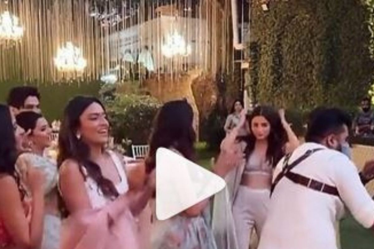 Justin Bieber च्या गाण्यावर Alia Bhatt चा देसी डान्स; मैत्रिणीच्या लग्नातील जबरदस्त VIDEO VIRAL
