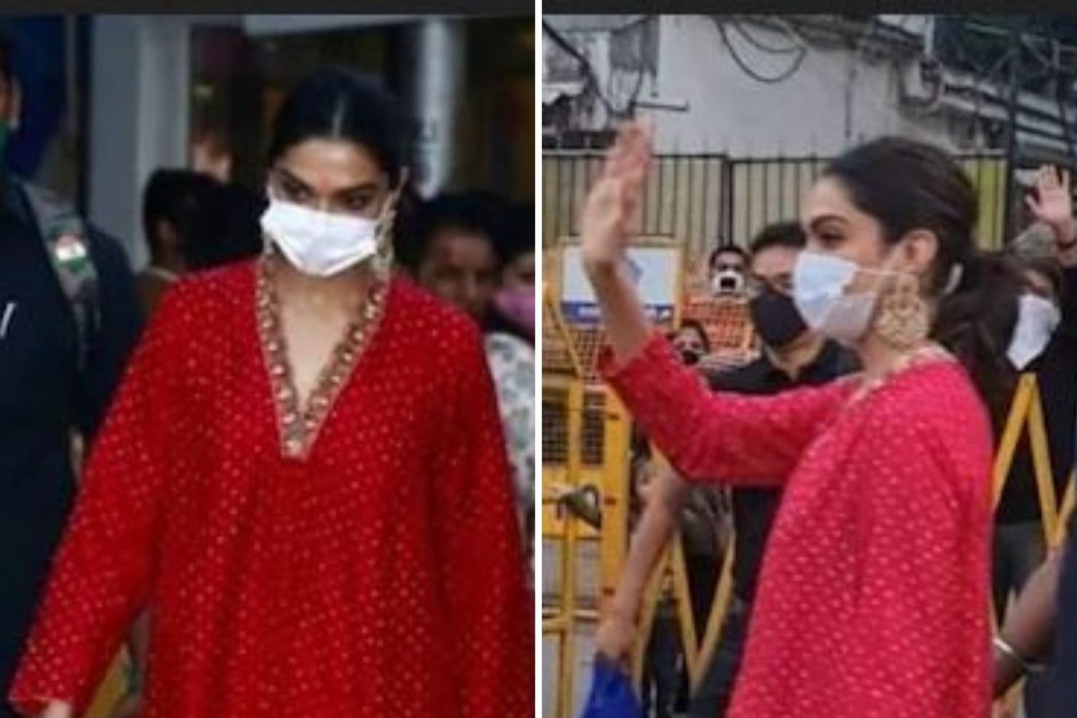 '83' च्या रिलीजपूर्वी दीपिका पादुकोणनं सिद्धिविनायक मंदिरात जाऊन घेतलं बाप्पाचं दर्शन! ट्रॅडिशनल ड्रेसमधील VIDEO आला समोर