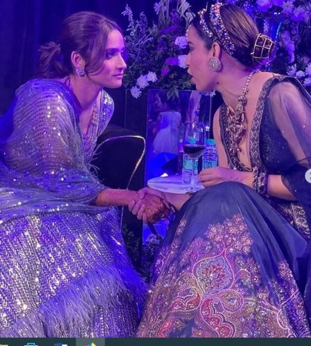 फोटोमध्ये कंगना आणि अंकिता एकमेकांशी गप्पा मारताना आणि मजामस्ती करताना दिसून येत आहेत. 