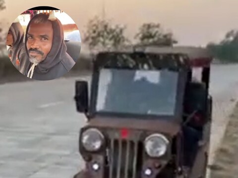 Jugaad Jeepsi in Sangli: सांगलीतील एका अवलियाने देशी जुगाड लावून मिनी जिप्सी साकारली आहे. यासाठी त्यांनी रिक्षाची चाकं, हिरो होंडाचं इंजिन आणि इतर अन्य गाड्यांचे सुट्टे भाग वापरले आहेत. 