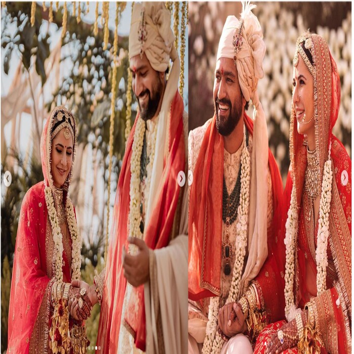 कतरिनाने तिच्या इन्स्टावर काही फोटो शेअर केले आहेत. दोघ देखील खुप सुंदर आणि आनंदात दिसत आहेत. 
