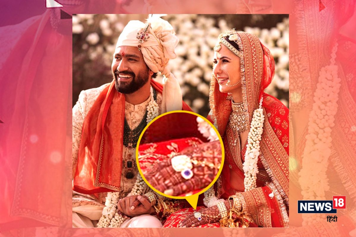 Katrina Kaif-Vicky Kaushal Wedding: या सुंदर PHOTOS मध्ये तुम्ही कतरिनाची ब्लू-डायमंड एंगेजमेंट रिंग नोटीस केली का? इतकी आहे किंमत