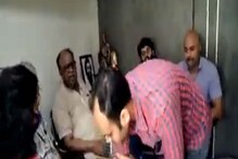 लिफ्टमध्ये महिलेवर हात उचलणाऱ्या तरुणाला मनसेकडून 'खळ्ळ खट्याक', पडला पाया! लिफ्टमध्ये महिलेवर हात उचलणाऱ्या तरुणाला मनसेकडून 'खळ्ळ खट्याक', पडला पाया!