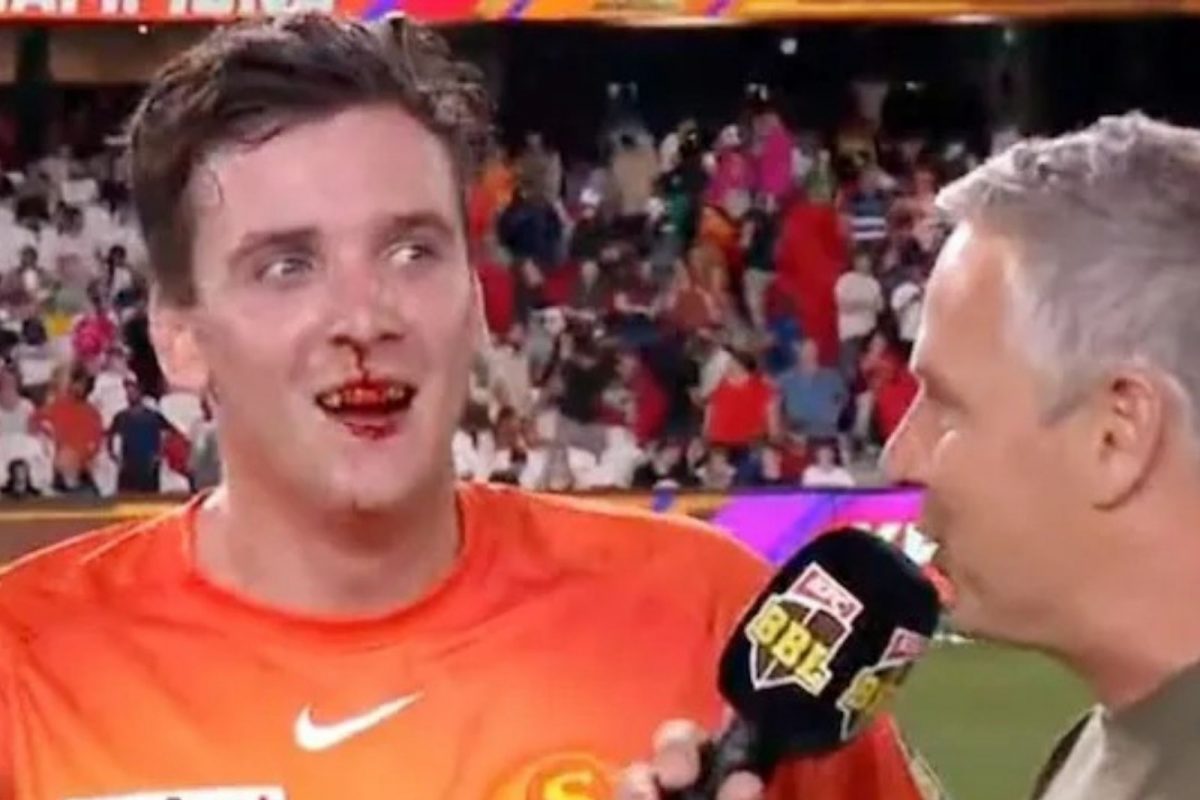 BBL Final जिंकल्याचं जीवघेणं सेलिब्रेशन, ऑस्ट्रेलियन खेळाडूच्या नाका तोंडातून रक्त, Shocking VIDEO