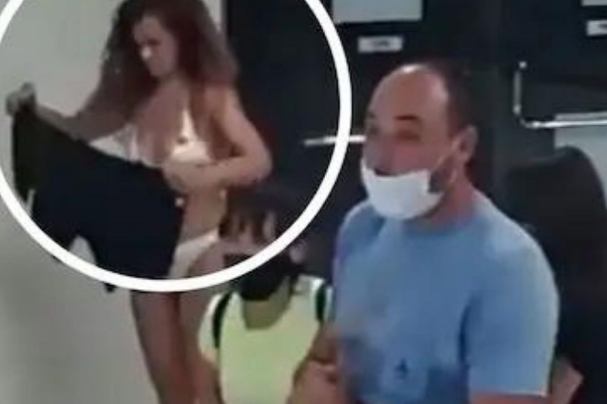 विनामास्क खरेदीसाठी पोहोचलेल्या महिलेचा पराक्रम; स्वतःचे कपडे काढून चेहऱ्याला बांधले अन्..., VIDEO VIRAL