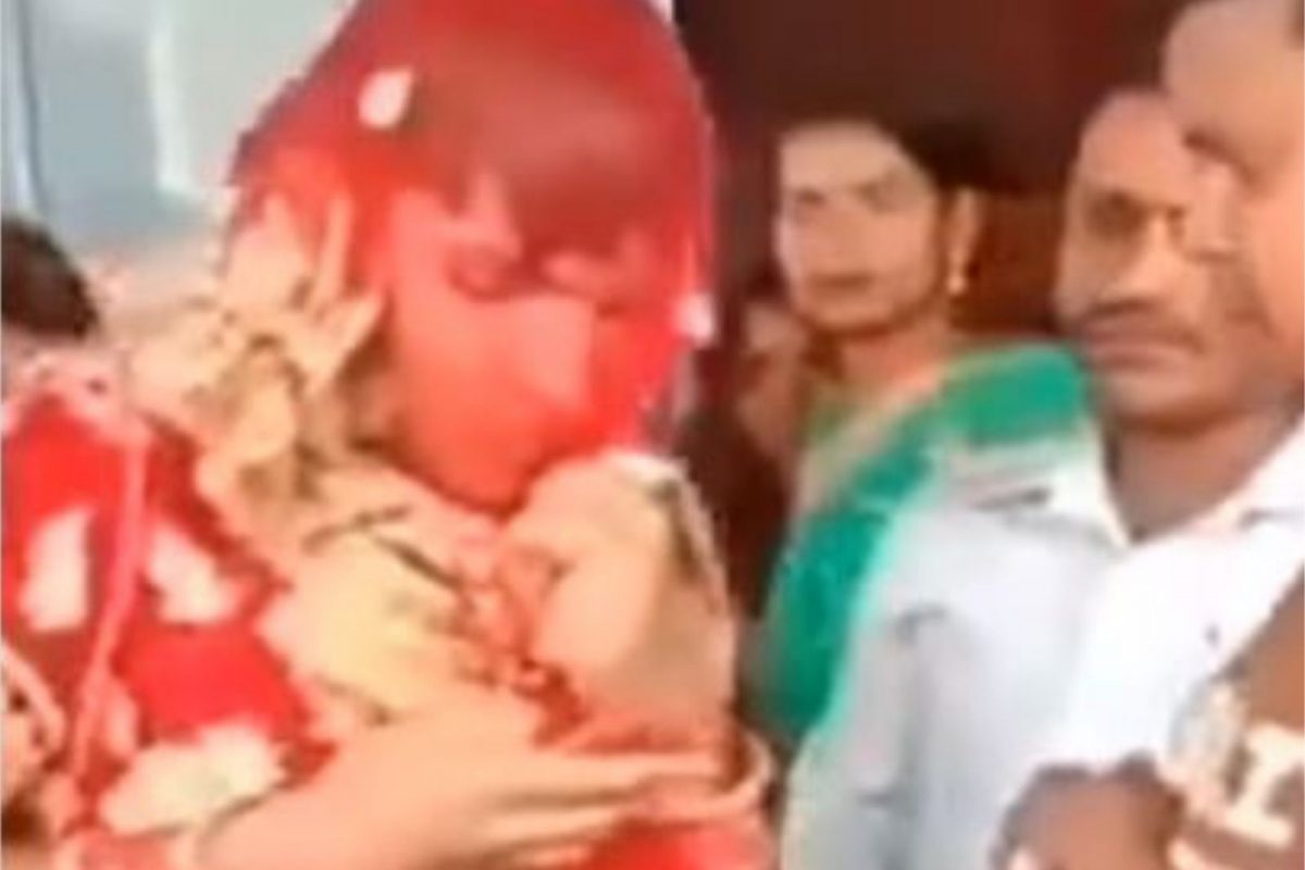 गर्लफ्रेंडच्या लग्नात जाण्यासाठी तरुणाचा खटाटोप; साडी नेसून महिलेप्रमाणे नटला पण..., VIDEO