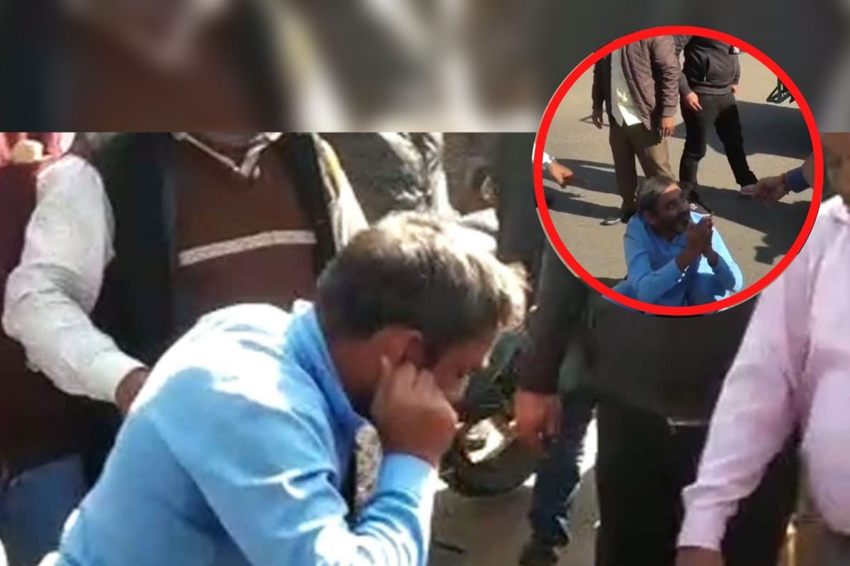 हात जोडून विनवणी करूनही चाटायला लावली थुंकी; BJP कार्यकर्त्यांकडून युवकाला अमानुष मारहाण