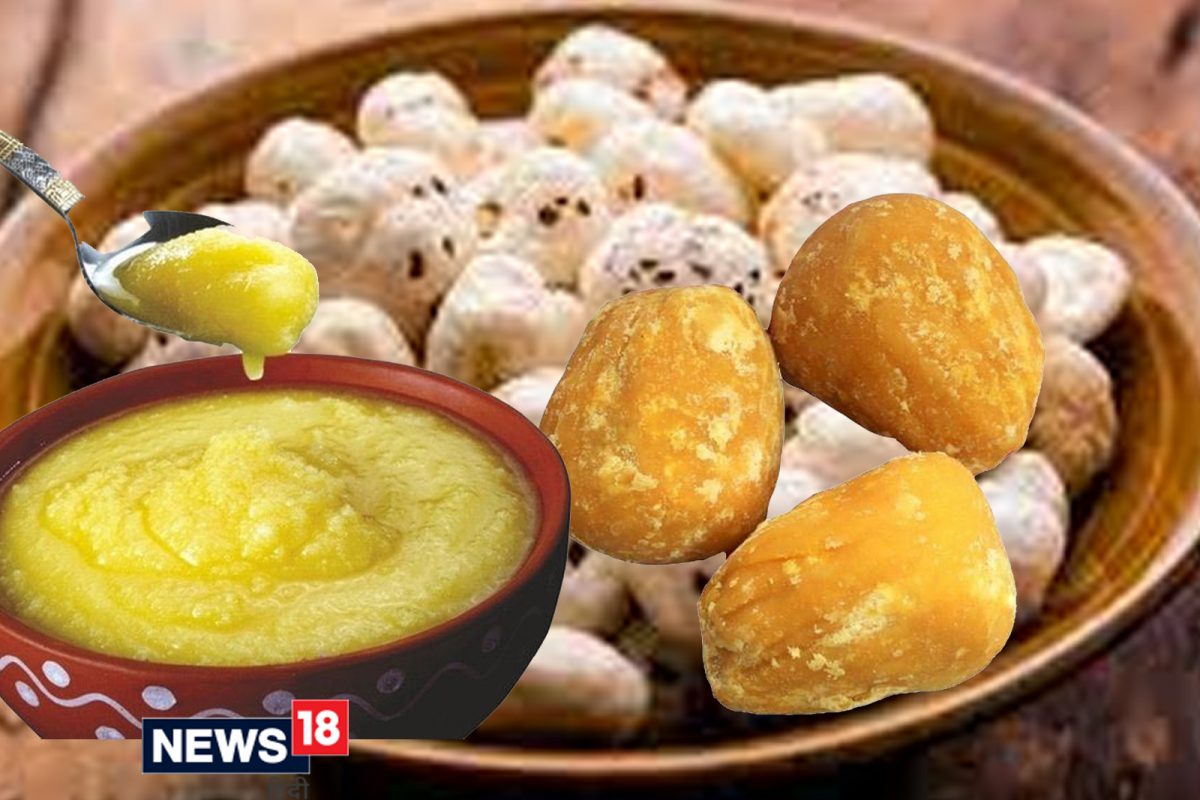 मखाना, देशी तूप आणि गुळ एकत्र खाण्यामुळं मिळतात कमालीचे फायदे; जाणून घ्या सोपी पद्धत