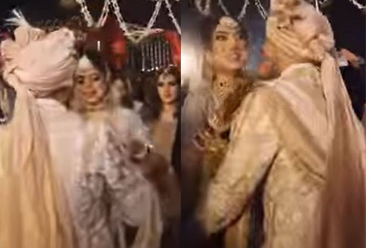 आऊट ऑफ कंट्रोल झाला नवरदेव; सर्वांसमोरच करू लागला असं काम की नवरीही लाजली, Wedding Video