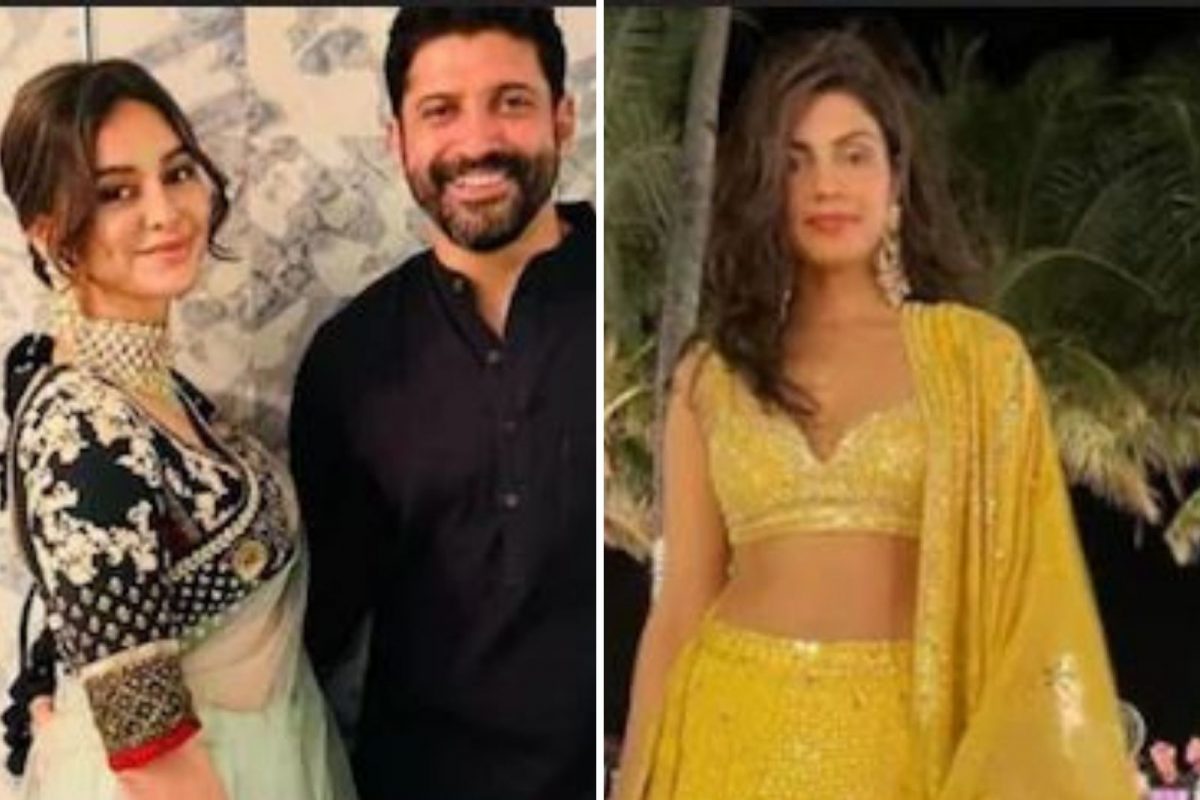 फरहान अख्तर-शिबानी दांडेकरच्या मेहंदी समारंभात थिरकली रिया चक्रवर्ती, डान्सचा VIDEO तुफान VIRAL