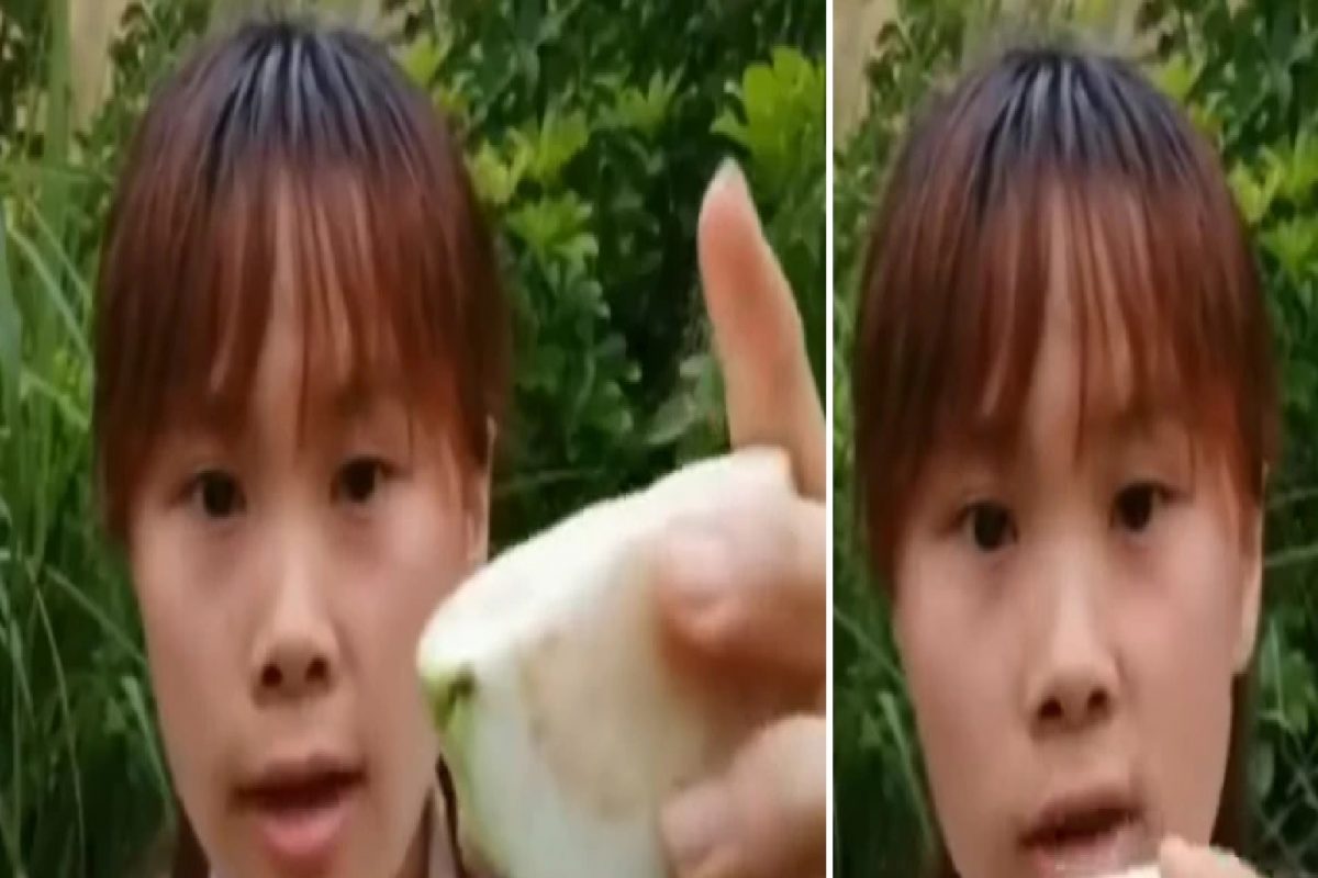 तुम्ही कधी असा पेरु खाल्ला आहे का? मग एकदा Video बघाच; पोट धरुन हसाल