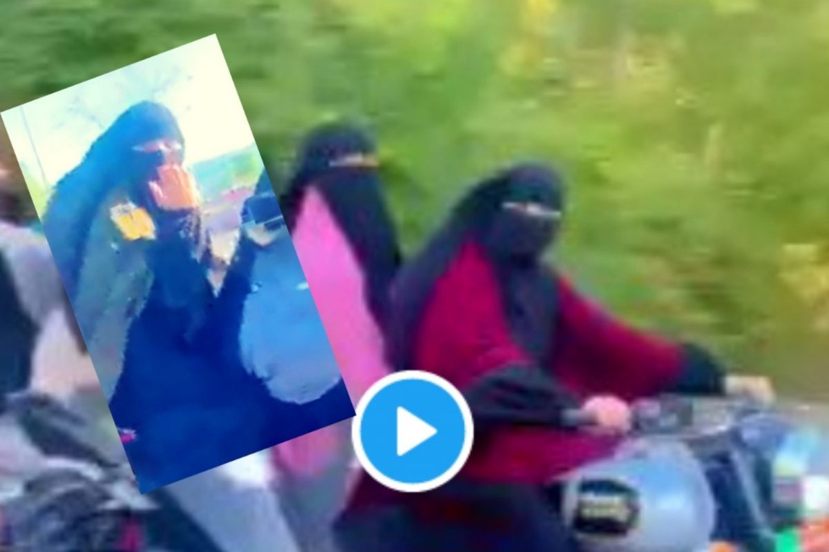 Hijab controversy: बुरख्यात बुलेट चालवणाऱ्या खान सिस्टर्सचा राजकारण्यांना इशारा; FLYING KISS चाही सांगितला किस्सा