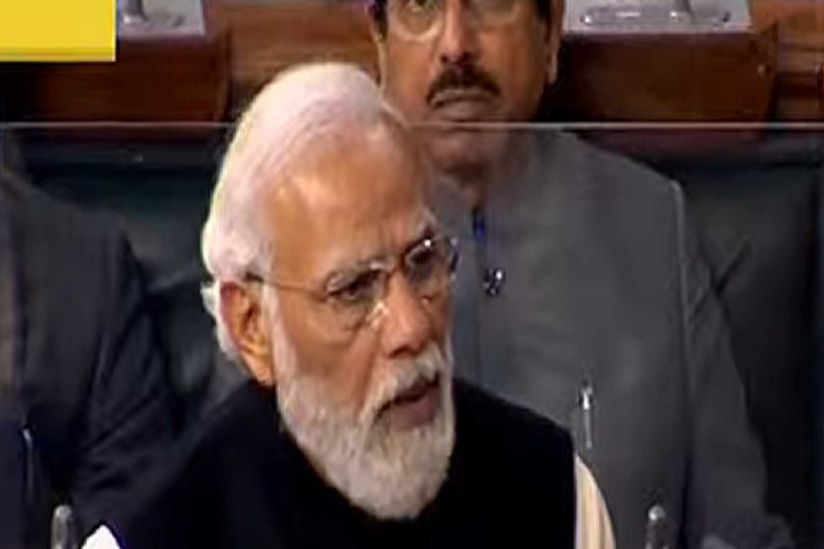 PM Narendra Modi : '...आणि मुंबईतला कोरोना थेट युपी-बिहारमध्ये पोहोचला', पंतप्रधानांचा लोकसभेत गंभीर आरोप