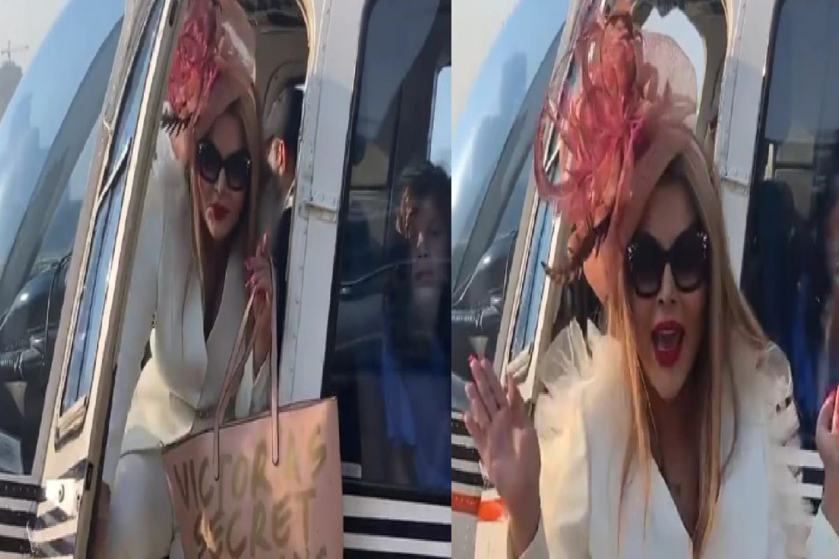 राखी सावंत झाली युगांडाची राजकन्या अन् खरेदी केलं हेलिकॉप्टर, कशासाठी ते जरा पाहा...