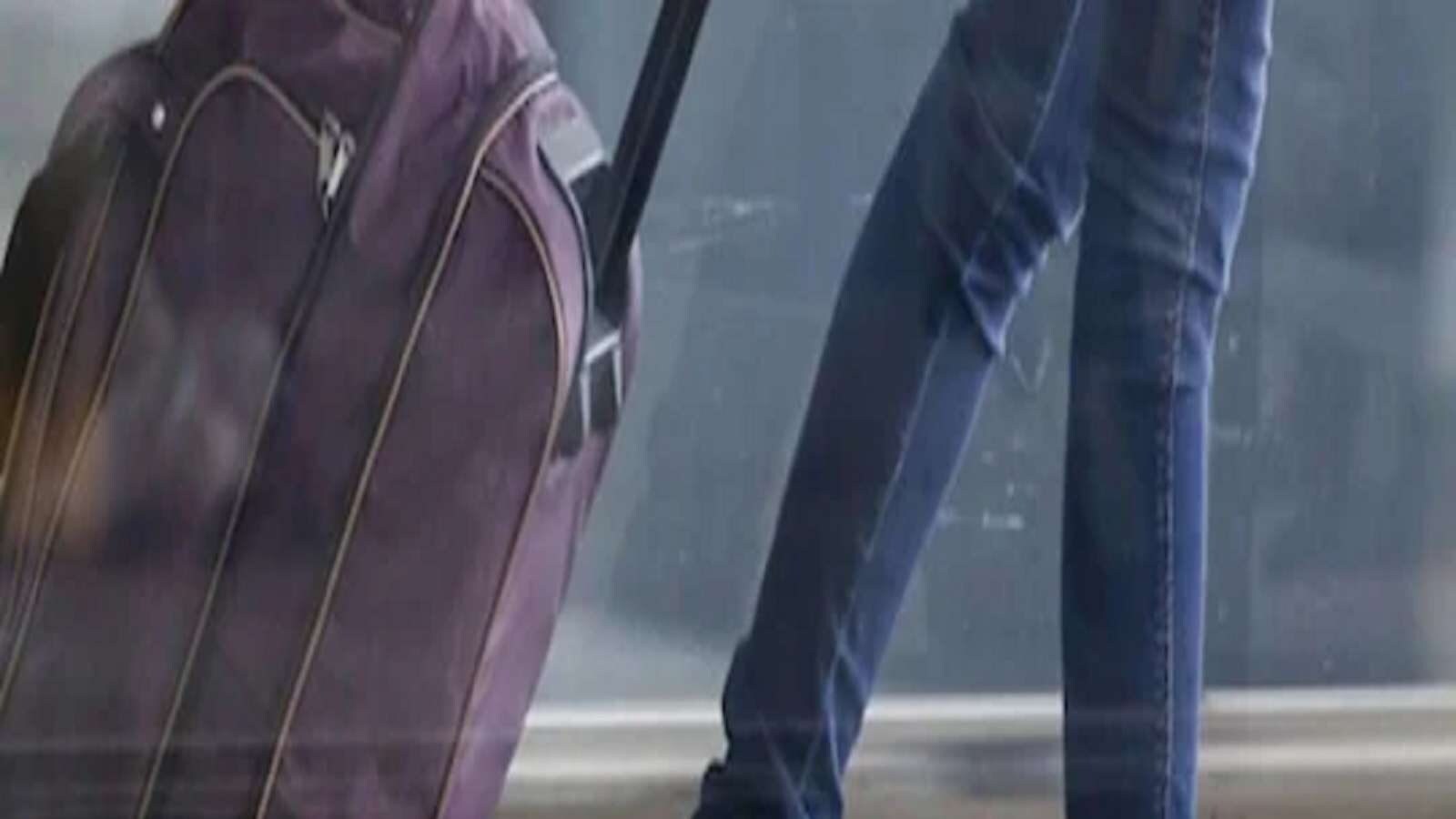 Manipal Suitacase trend on soical media boyfriend tries to sneak