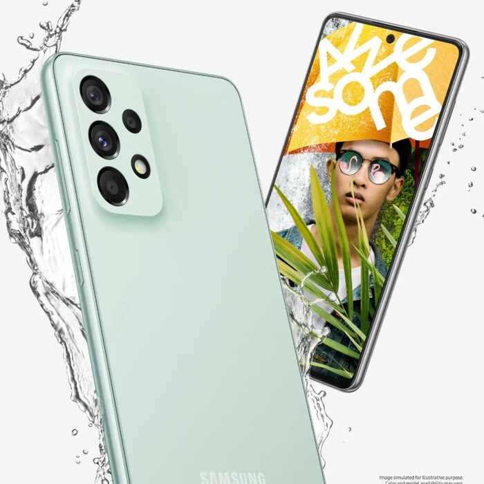 Samsung Galaxy A73 5G फोनला 108 मेगापिक्सल रियर कॅमेरा देण्यात आला आहे. AMOLED डिस्प्ले, 120Hz रिफ्रेश रेट आहे. Awesome ग्रे, Awesome मिंट आणि Awesome व्हाइट अशा तीन रंगात फोन उपलब्ध आहे. हा 5G फोन दोन स्टोरेज वेरिएंटमध्ये लाँच करण्यात आला आहे. 