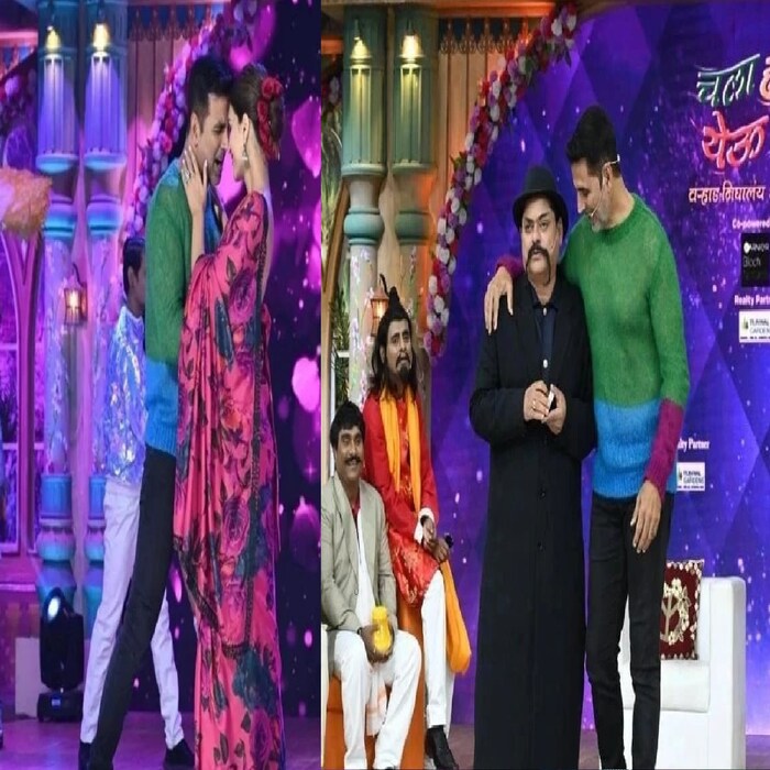 अशातच बॉलिवूड सुपरस्टार अक्षय कुमार आणि अभिनेत्री क्रिती सेनॉन यांनी नुकतंच ‘चला हवा येऊ द्या’ सेटवर हजेरी लावली. पुढील आठवड्यात प्रेक्षकांना हा विशेष भाग पाहायला मिळतील. 
