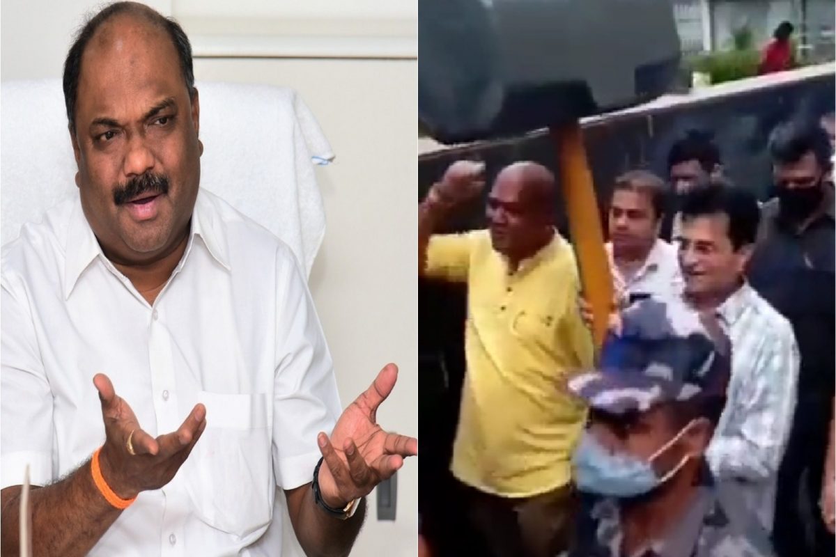 रिसॉर्ट तोडण्यासाठी 'हातोडा' घेऊन निघालेल्या किरीट सोमय्यांना अनिल परबांचे थेट आव्हान, म्हणाले 'हिंमत असेल तर ...'