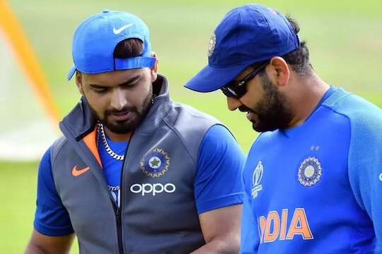 Rishabh Pant & Rohit Sharma

