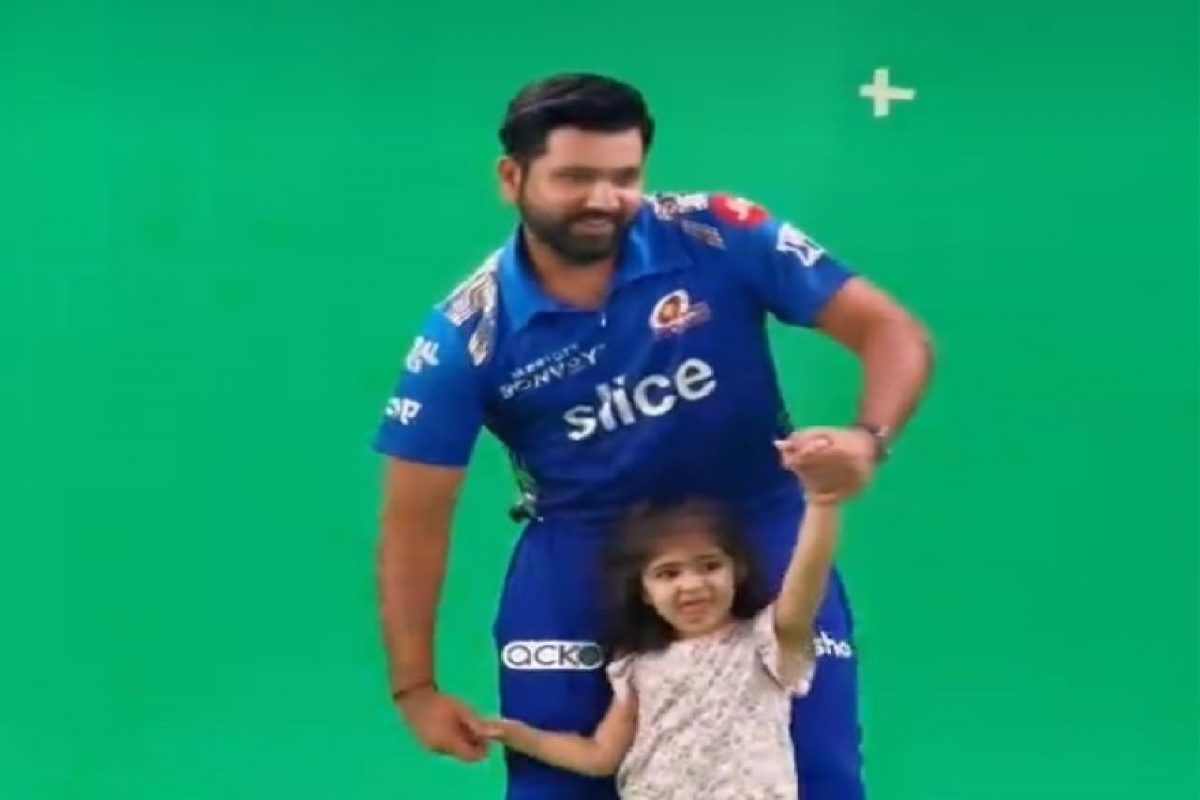 IPL 2022 पूर्वी रोहितची मस्ती, लेकीसोबत केला मजेशीर डान्स! पाहा VIDEO