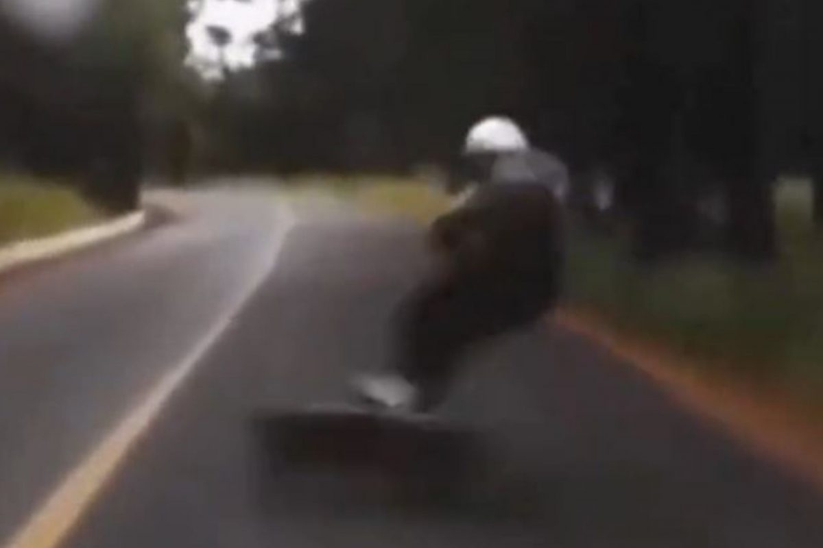 स्केटिंग करताना घडली भयंकर दुर्घटना; तरुणाची अवस्था पाहून उडेल थरकाप, VIDEO