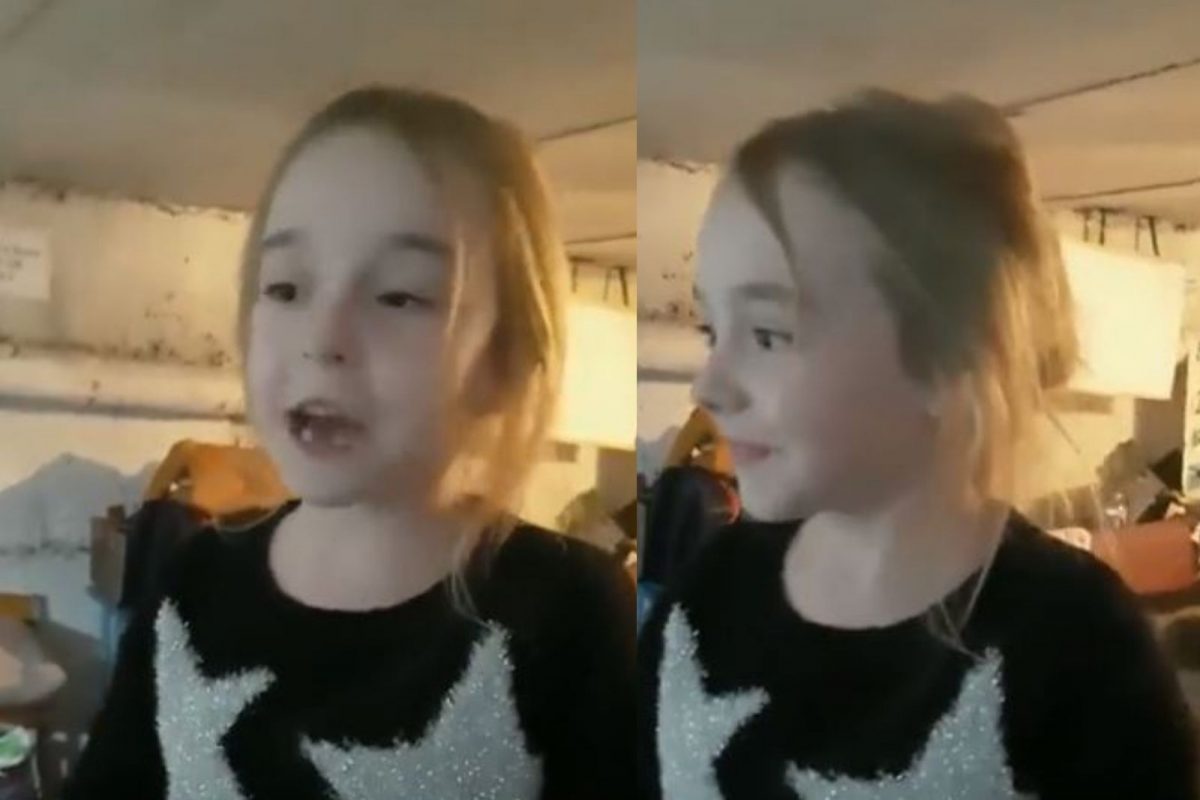 रशियन हल्ल्यांदरम्यान युक्रेनियन चिमुकलीचा भावुक करणारा VIDEO आला समोर, पाहूनच पाणावतील डोळे