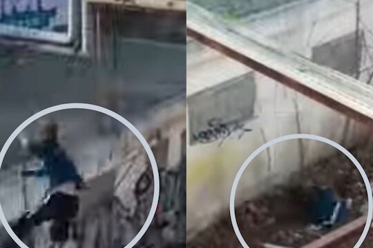 छतावरुन दिमाखात उडी घेतली पण तोल गेला; अनेक फुटांवरुन खाली कोसळला युवक, अंगावर काटा आणणारा VIDEO