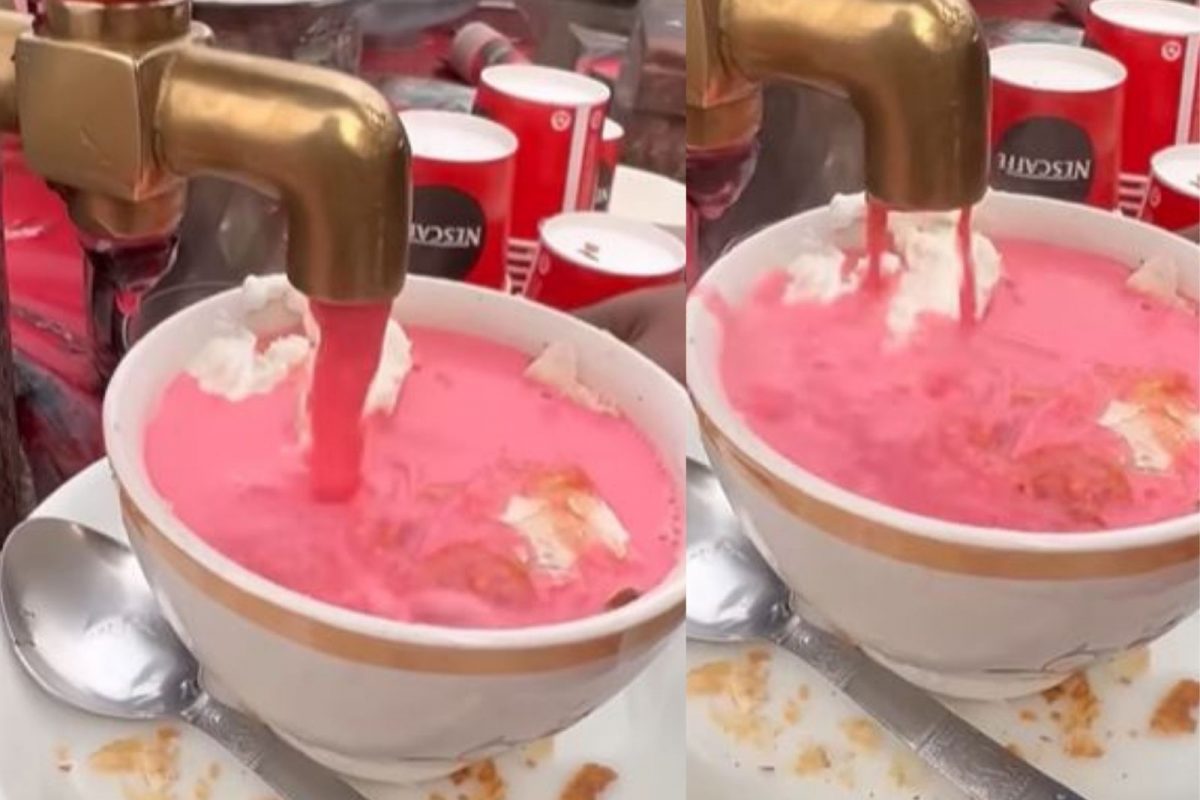 कधी 'गुलाबी चहा' ट्राय केलाय का? चहाप्रेमींनो हा VIDEO एकदा नक्की बघा