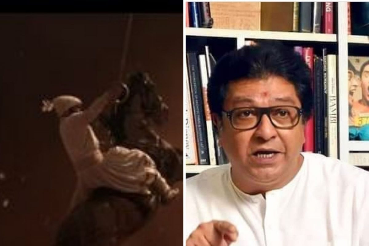 राज ठाकरेंच्या भारदस्त आवाजात महागर्जना, 'हर हर महादेव' चा अंगावर शहारा आणणारा टीझर रिलीज