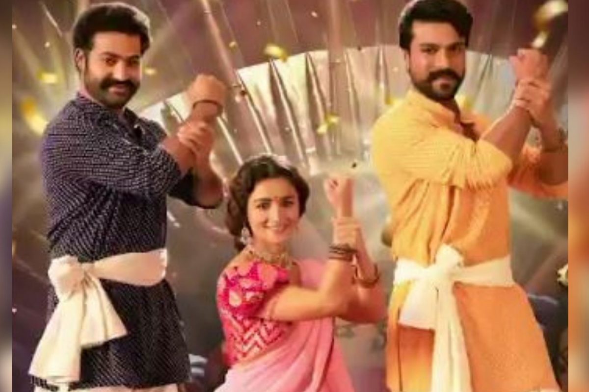 RRRच्या नव्या गाण्याची सोशल मीडियावर धूम, Jr NTR- रामचरणसोबत स्टेप करताना दिसली आलिया भट्ट,पाहा टीजर