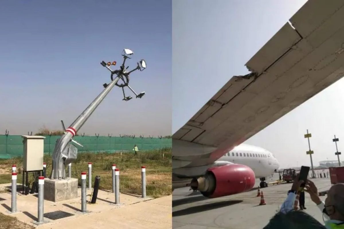 Spicejet विमानाला अपघात; उड्डाण घेण्यापूर्वीच विजेच्या खांबाला दिली धडक, मोठी दुर्घटना टळली!