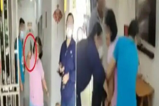 सासू-सुनेत भांड्यांवरून झाला तुफान राडा; भडकलेल्या सासूबाईने हातात चाकू घेतला आणि...; पाहा VIDEO