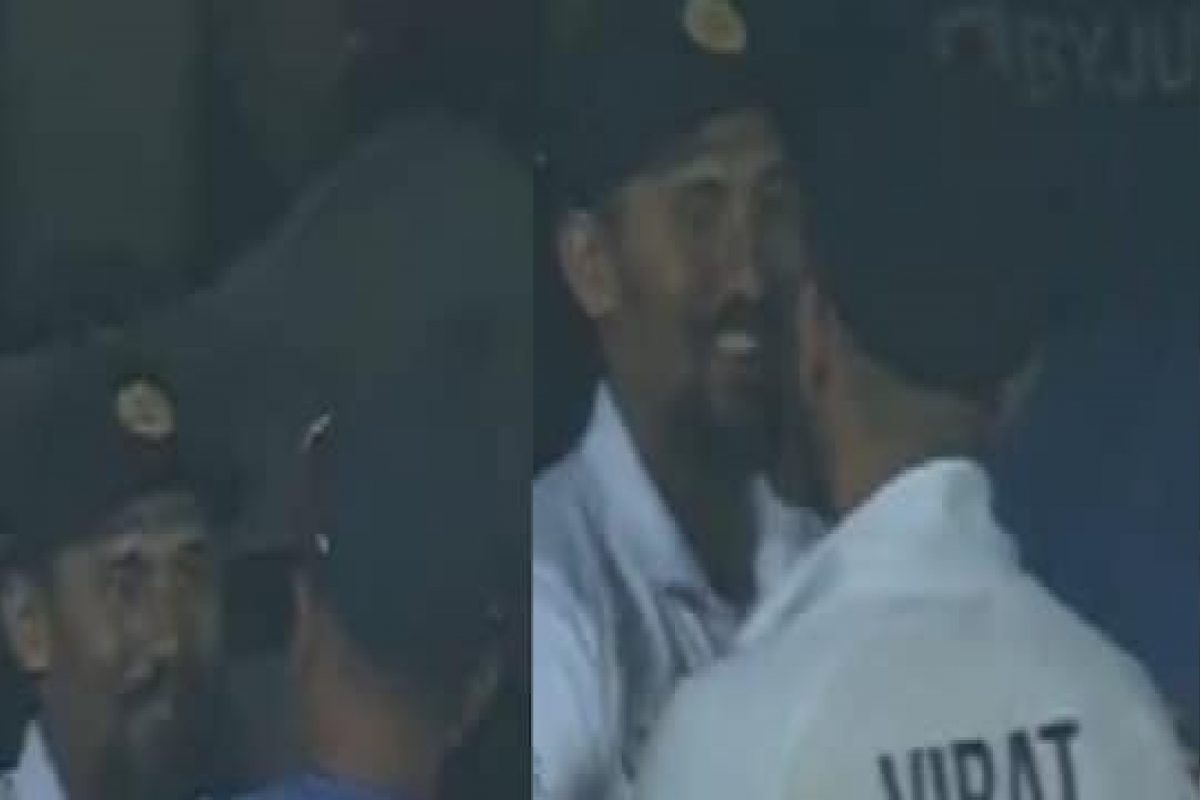 IND vs SL : द्रविडनं थोपटली श्रीलंकन खेळाडूची पाठ, विराटनंही केलं अभिनंदन! पाहा VIDEO