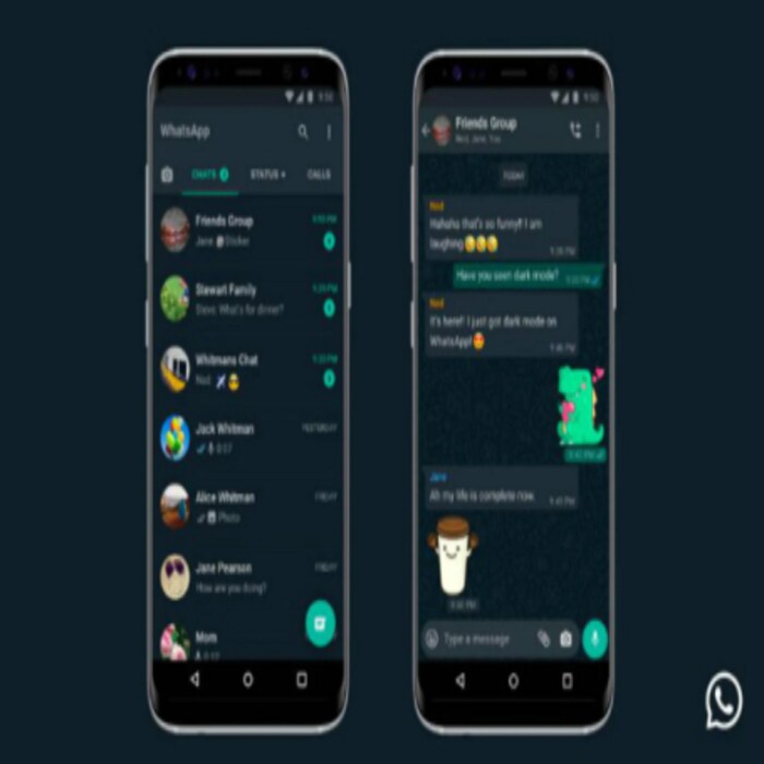 आता Settings वर क्लिक करा आणि Chats ऑप्शन ओपन करा. आता Theme वर टॅप करुन Dark Mode इनेबल करा. 
