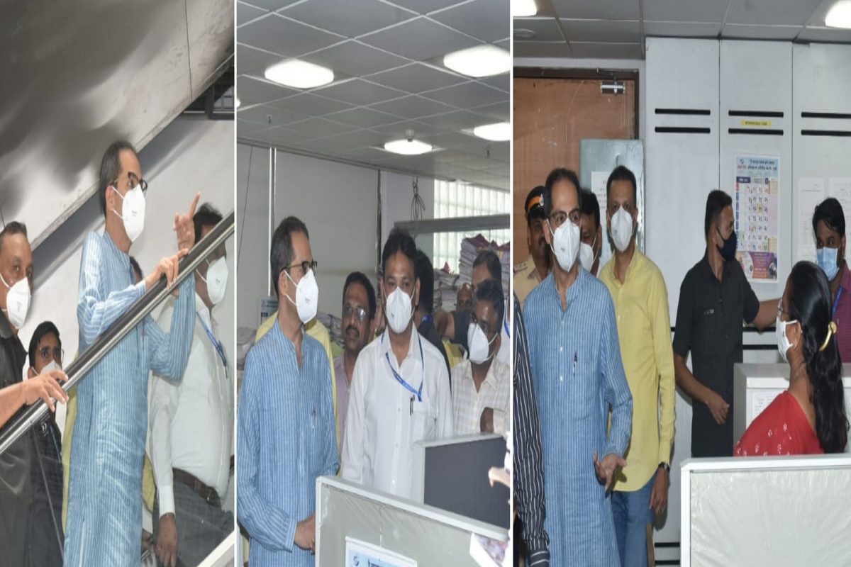 PHOTOS: दोन वर्षांनंतर मुख्यमंत्री उद्धव ठाकरे मंत्रालयात, शासकीय कर्मचाऱ्यांची तारांबळ