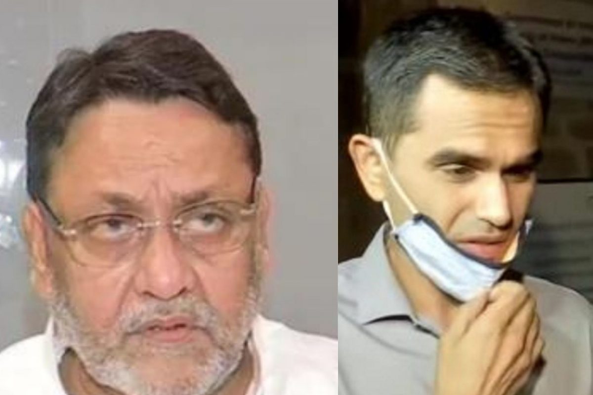 चैत्यभूमीवर आलेले समीर वानखेडे; नवाब मलिकांची संपत्ती जप्त झाल्याबद्दल विचारताच दिली ही प्रतिक्रिया