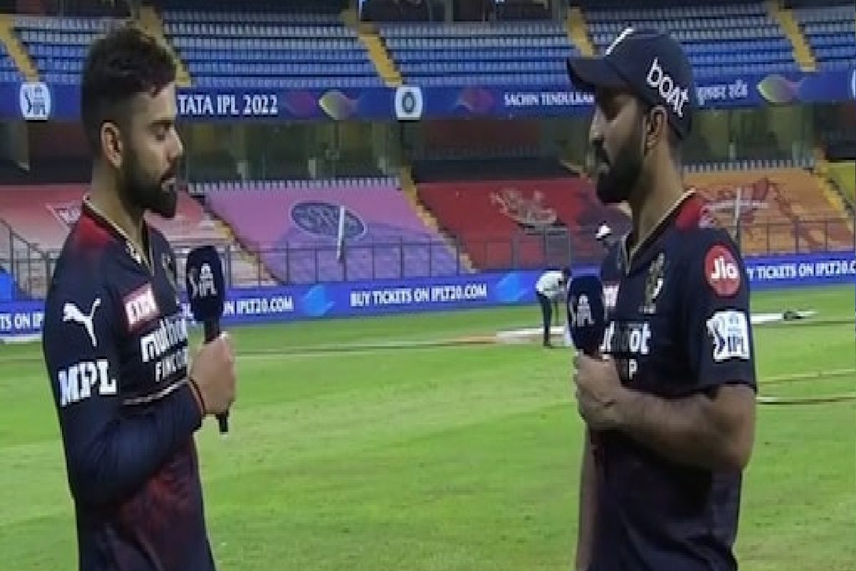 IPL 2022 : दिनेश कार्तिक टीम इंडियाकडून पुन्हा खेळणार? वाचा, काय दिलं विराटनं उत्तर