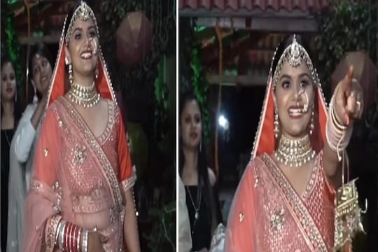 Wedding Video: नवरी मुलगी घेत होती एन्ट्री, नवरा मुलगा मित्रांसोबत बिझी; वधूला आला राग अन्...