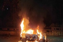 VIDEO : नाशिकमध्ये बर्निंग कारचा थरार, अंगावर काटा आणणारी घटना