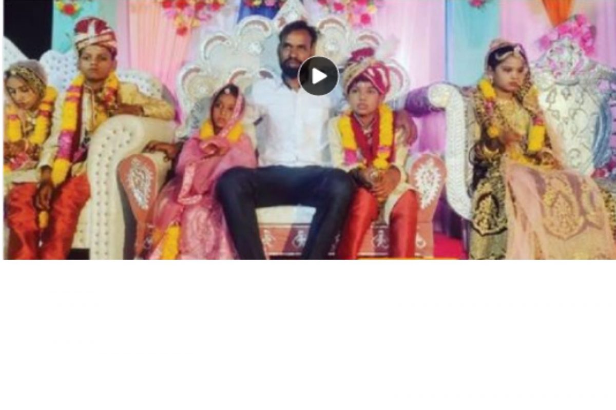 Shocking! 10 अल्पवयीन जोडप्यांचं धुमधडाक्यात बाल विवाह, फोटोग्राफी अन् रिसेप्शनदेखील..