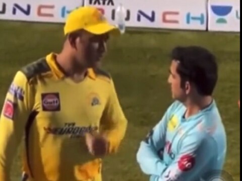IPL 2022: के. एल. राहुलच्या नेतृत्वाखालील लखनऊनं 6 विकेट्स राखून चेन्नईवर विजय मिळवला. परंतु, या मॅचची जितकी चर्चा झाली, त्यापेक्षा अधिक चर्चा मॅचनंतर घडलेल्या एका प्रसंगाची होती. 