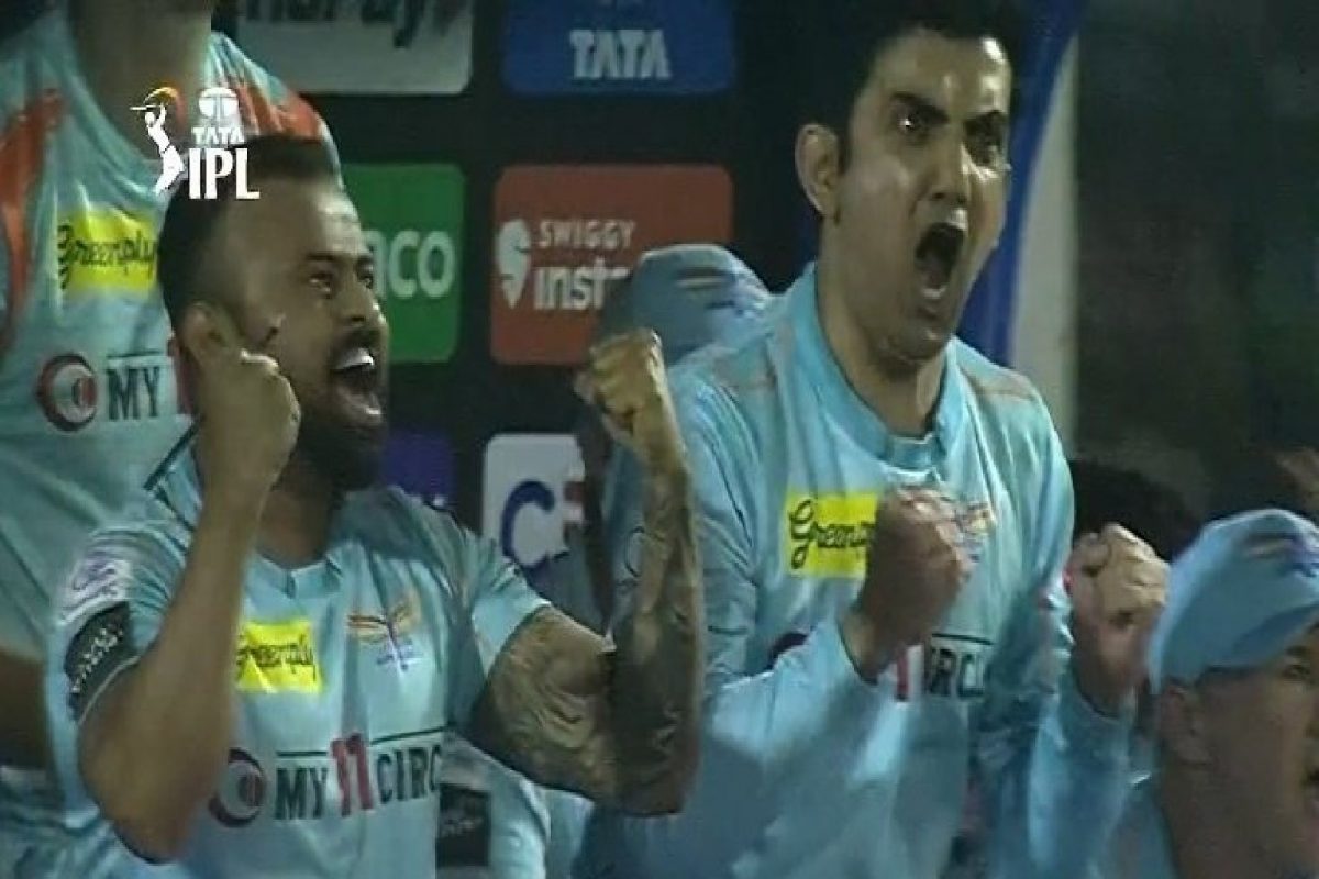 IPL 2022 : गंभीरचा मास्टरस्ट्रोक धोनीवर भारी! मॅच जिंकल्यानंतरची प्रतिक्रिया Viral