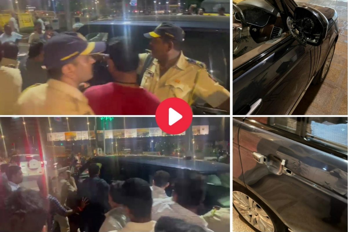 Breaking : भाजप नेते मोहीत कंबोज यांच्या गाडीवर मातोश्रीजवळ हल्ला; Exclusive Video