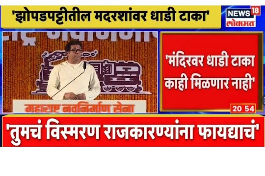 मशिदींवरील भोंगे काढावेच लागतील अन्यथा...; राज ठाकरेंचा थेट इशारा