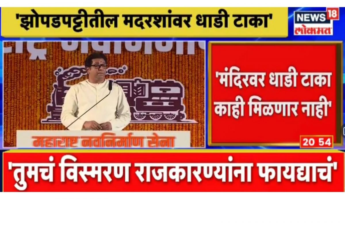 मशिदींवरील भोंगे काढावेच लागतील अन्यथा...; राज ठाकरेंचा थेट इशारा