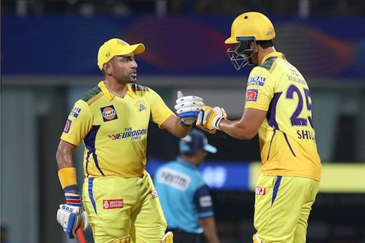 IPL 2022 : CSK चा अखेर विजय, दुबे-उथप्पाच्या वादळाचा RCB ला तडाखा