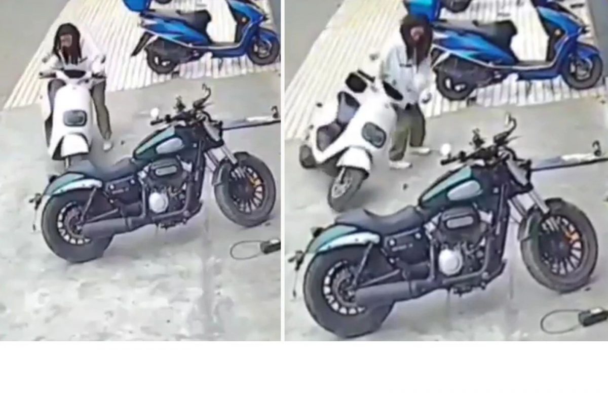 Girl Video: विसरभोळ्या मुलीने स्कूटीसोबत केला प्रताप; लोक मात्र म्हणाले,'वाह दीदी वाह'!