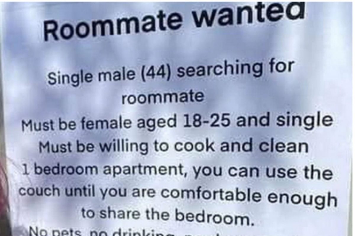 गर्ल रूममेटसाठी पठ्ठ्याने केलीये जाहिरात; अटींची यादी पाहून लोकांचा संताप